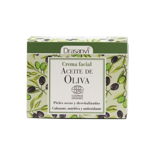 Drasanvi Crème Visage Huile d'Olive Bio 50 ml