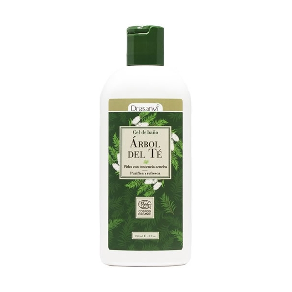 Gel da bagno all'albero del tè bio Drasanvi 250 ml