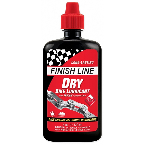 Finish Line Lubrifiant sec longue durée Teflon 120 ml