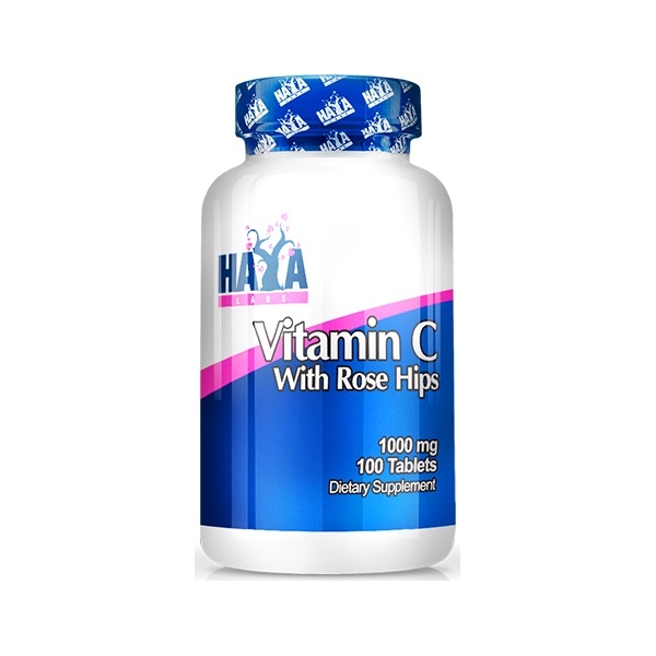 Haya Labs Vitamina C con Rosa Mosqueta 1000 mg 100 caps