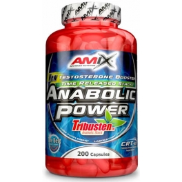 Amix Anabolic Power Tribusten 200 Capsules - Stimuleert Testosteron, Sportsupplement met Tribulus Terrestris