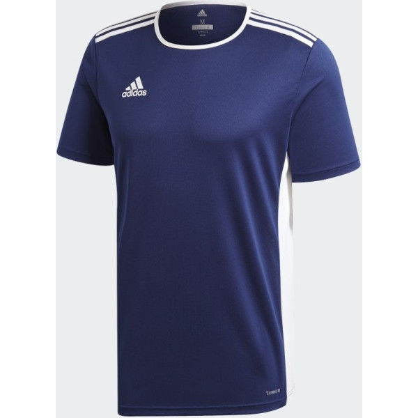 Adidas Camiseta Entrada 18 Hombre Azul Oscuro - Blanco