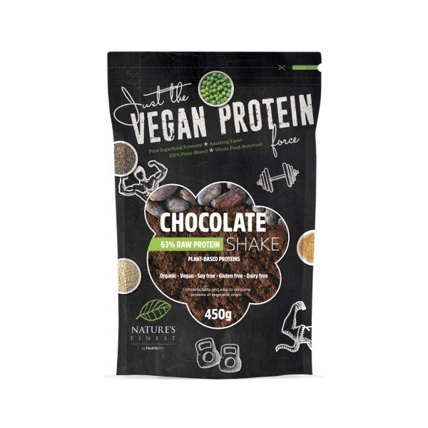 Nutrisslim Nature´s Finest Bio Chocolate 63% Protein Shake - Proteina Vegetal 450 gr