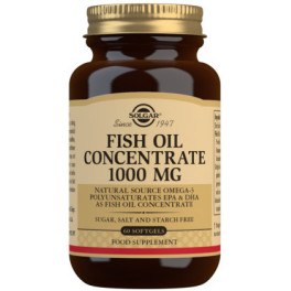 Solgar® Concentrado de óleo de peixe 1000 mg - 60 cápsulas moles