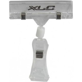 Xlc Set Soporte Para Precios Sujecion Doble Plastico Transparente (10 Unidades)