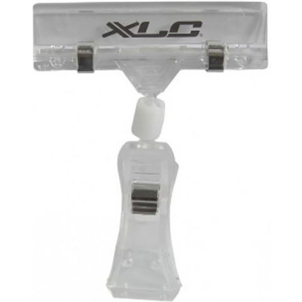 Jeu de supports de prix Xlc en plastique transparent à double pince (10 pièces)