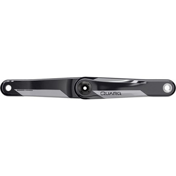Quarq Juego De Bielas D2 177.5 Mm Dub 12v Carbono Negro/gris Brillo