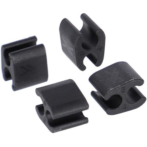 Kit de clipes de cabo Xlc Br-x119 bainha de 4 mm 5 mm (4 unidades)