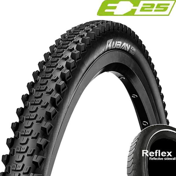 Pneu Continental Ruban 27.5x2.10 Puregrip Compound Rigid Noir Réfléchissant (54-584)