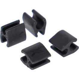 Xlc Br-x121 Kit Clips Para Cable Di2 2.5mm Funda 4mm (4 Uds)