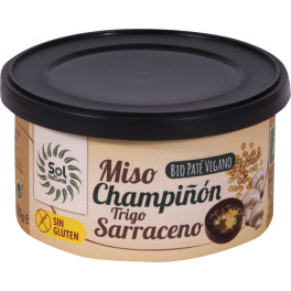 Solnatural Pate Miso/champiðon/t. Sarraceno Bio 125 G