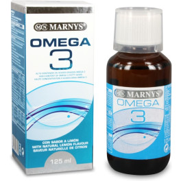 Marnys Omega 3 Marine Lemon Geschmack 125 ml