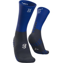 Compressport Calcetines Medios De Compresión Azul Marino