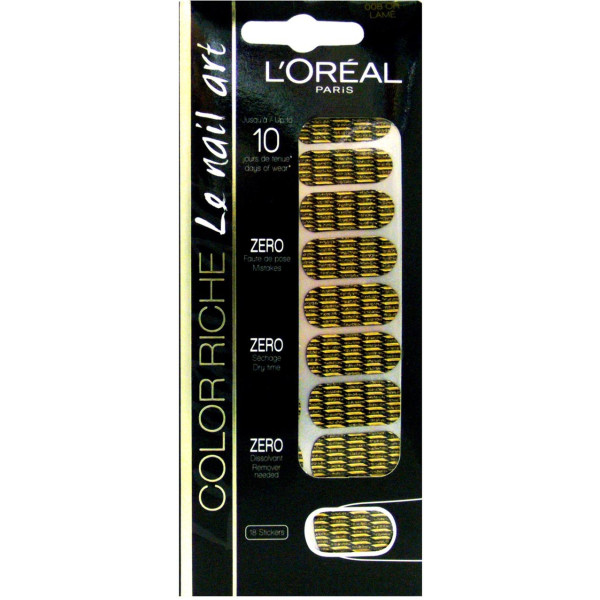 L'oreal Color Riche Le Nail Art Stickers 1un