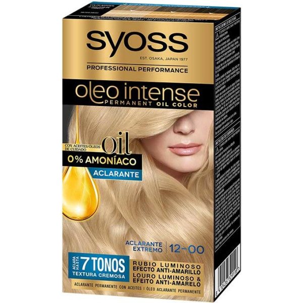 Syoss Olio Teinture Intense Sans Ammoniaque 12.0-éclaircissant extrême 5 Pièces Femme