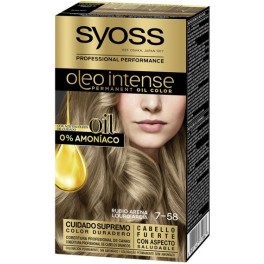 Syoss Olio Tintura Intensa Sem Amônia 7,58 Loiro Areia 5 Peças Mulher