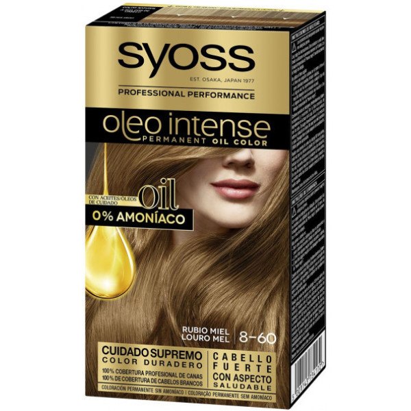 Syoss Olio Teinture Intense Sans Ammoniaque 8.60-blonde miel 5 Pièces Femme