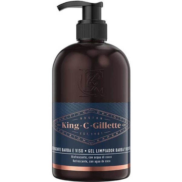 Gillette King Gel para barba e rosto 150 ml masculino