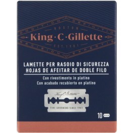 Gillette King Double Edge Replacement Blades X 10 Uds Hombre