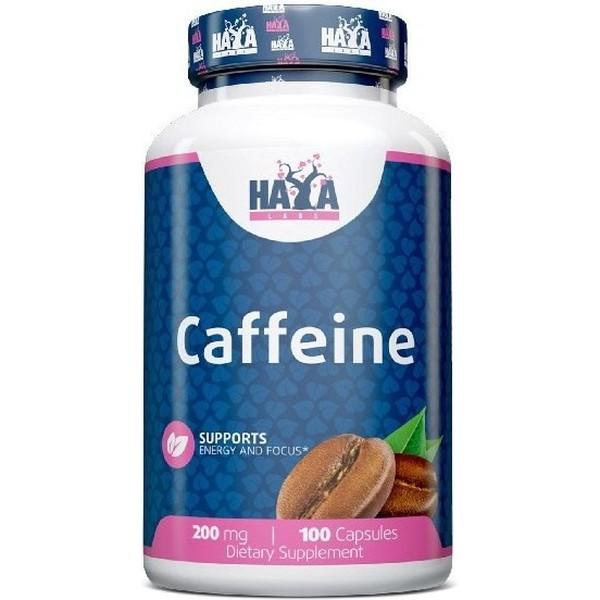 Haya Labs Cafeína 200 mg - 100 cápsulas