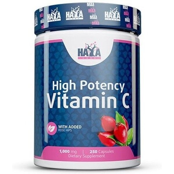 Haya Labs Vitamina C 1000 mg con rosa canina 250 capsule