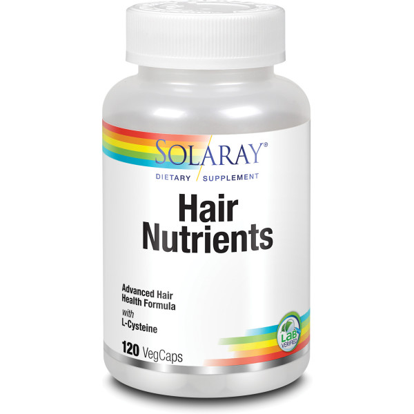 Solaray hair nutrients 120 caps
