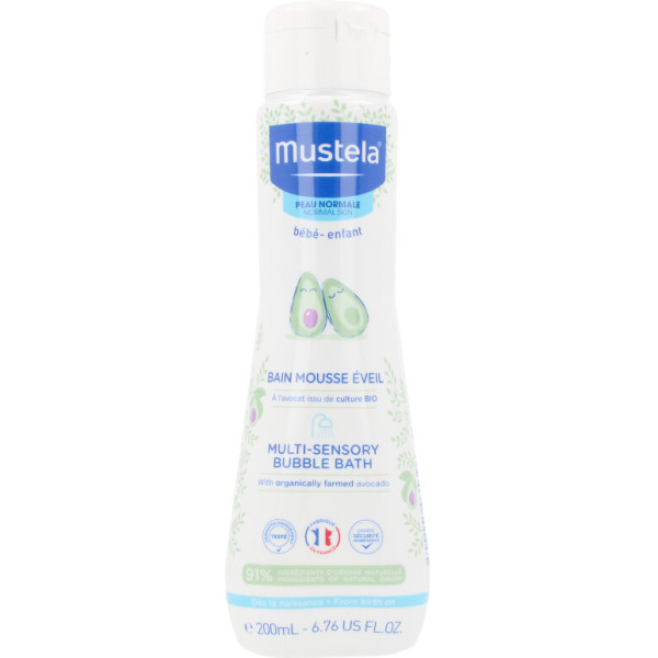 Mustela Bu00e9bu00e9 Bagnoschiuma Multisensoriale 200 Ml Unisex