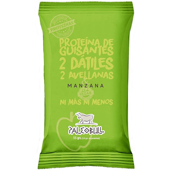Paleobull Barre Énergétique Vegan Pomme 55 Gr
