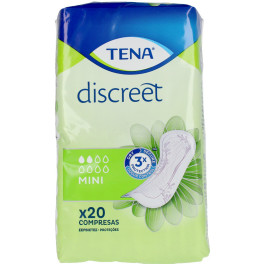 Tena Lady Discreet Incontinence Compress Mini 12 Unidades Mulher