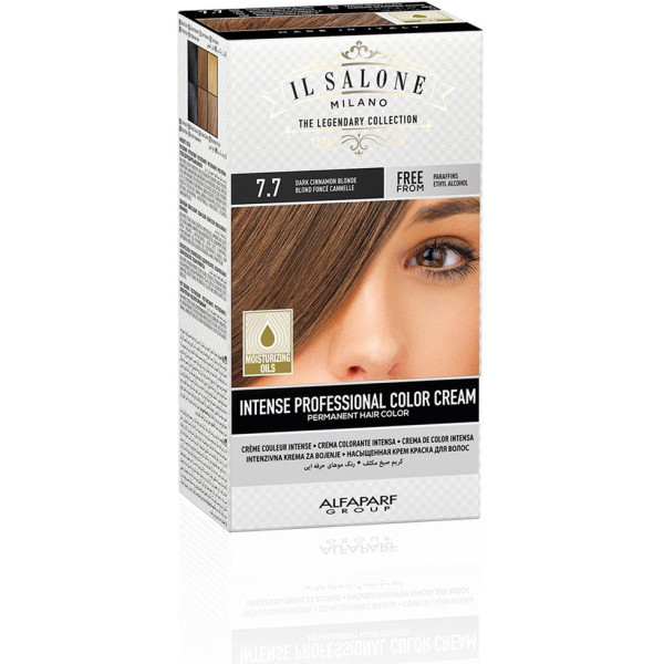 Il Salone Intense Professional Color Cream Permanent Hair Color 7.7 Mujer