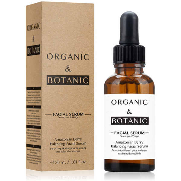 Organic and Botanical Amazonian Berry Balancing Facial Serum 30 ml for Women
