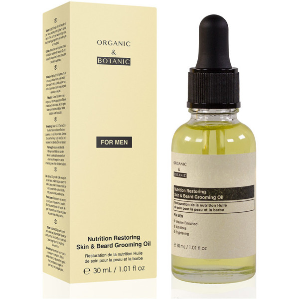 Organic & Botanic For Men Nutrition Herstellende huid- en baardverzorgingsolie 30 ml Man