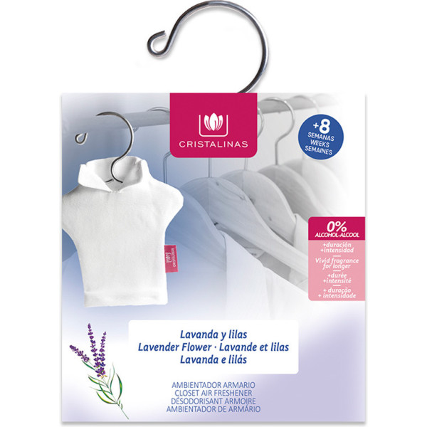 Cristalinas Closet Luchtverfrisser Compleet 0% Lavendel