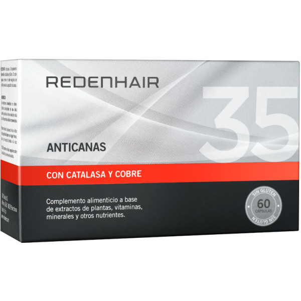 Redenhair Anticanas Hair Supplement 60 Cápsulas Unisex