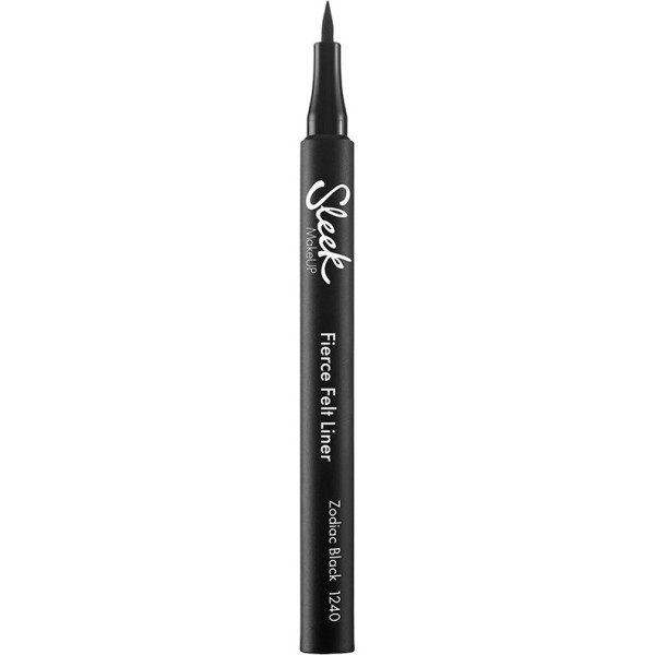 Sleek Fierce Felt Liner Noir Femme