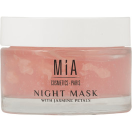 Mia Cosmetics Paris Máscara nocturna con pétalos de jazmín 50 ml de Mujer