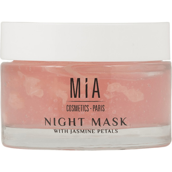 Mia Cosmetics Paris Nachtmasker met Jasmijnbloemblaadjes 50 ml voor Dames