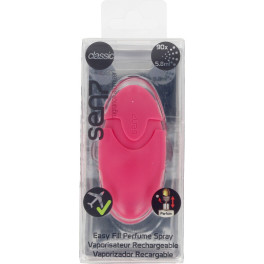 Sen7 Atomizador de perfume clásico recargable de color rosa fuerte 90 90 aerosoles 58 unisex