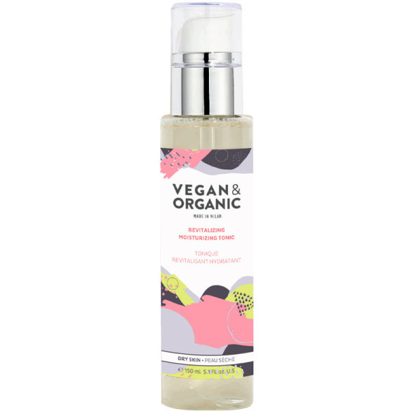 Vegan & Organic Revitalizing Moisturizing Tonic Dry Skin 150 ml Woman