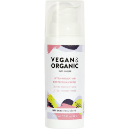 Creme de proteção ultra-hidratante vegano e orgânico para pele seca 50 ml feminino