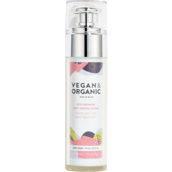 Vegan & Bio Crème Anti-âge Reconstituante Peaux Sèches 50 Ml Femme