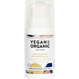 Vegan & Organic Sebo-balancing Anti-blemish Fluid Combination Skin 30 Ml Mujer