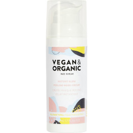 Vegan & Organic Instant Glow Peeling Mask-cream All Skin Types 50 Ml Mujer