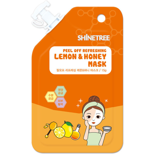 Shinetree Lemon & Honey Peel Off Masque Rafraîchissant 15 Ml Unisexe