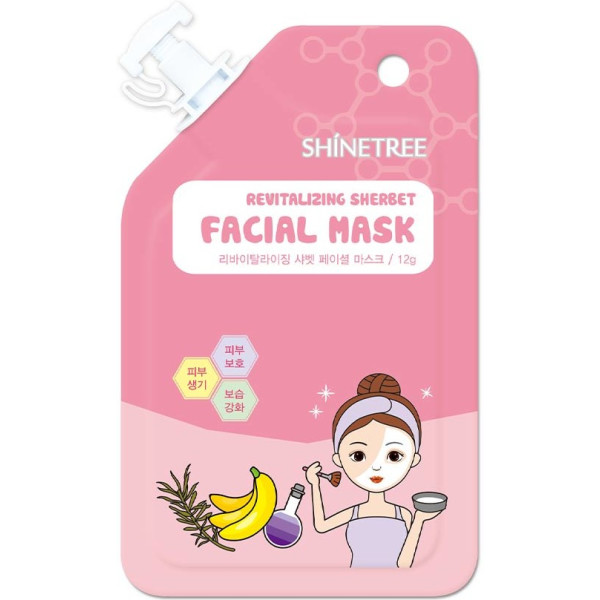 Shinetree Sherbet Revitalisierende Gesichtsmaske 12 Gr Unisex