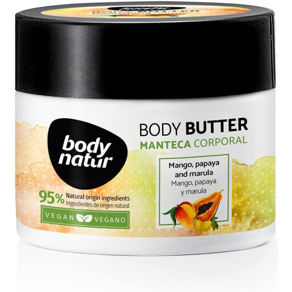 Body Natur Body Butter Manteca Corporal Mango Papaya Y Marula 200 Ml Unisex