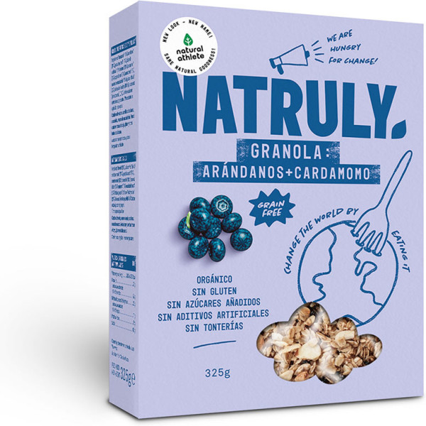 Natruly Bio Granola Myrtilles & Cardamome 325 Gr Unisexe