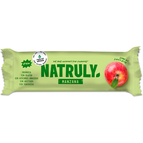 Natruly Barrita Orgánica Manzana 40 Gr Unisex
