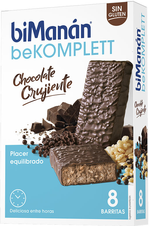 Bimanan Be Komplett Barras De Chocolate Crocantes 8 Unidades Unissex-image