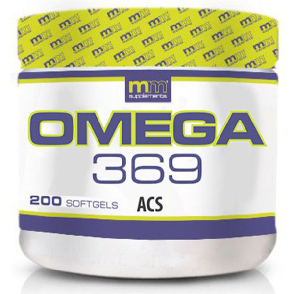 Mm Supplements Omega 369 200 Softgels - MASMusculo